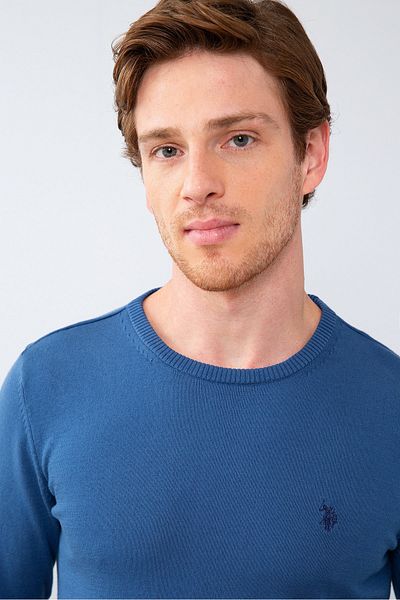 U.S. Polo Assn. Син мъжки пуловер