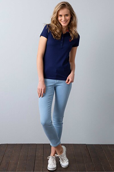 U.S. Polo Assn. Lacivert Kadin T-Shirt