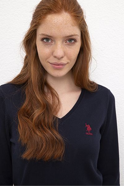 U.S. Polo Assn. Pulover de damă bleumarin