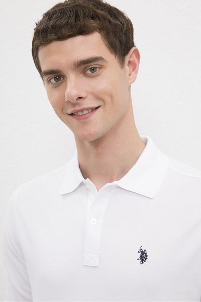 U.S. Polo Assn. Λευκό ανδρικό φούτερ