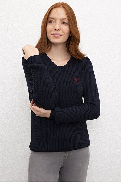 U.S. Polo Assn. Pulover de damă bleumarin