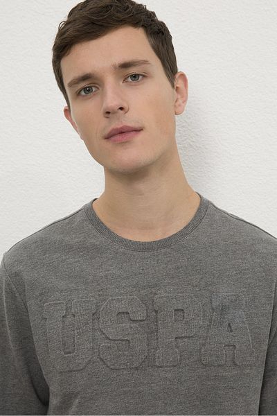U.S. Polo Assn. Hanorac gri pentru bărbați