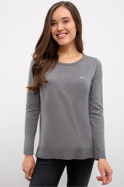 U.S. Polo Assn. Gray Women's Knitwear Sweater