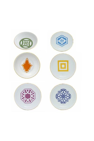Porland Morocco Series 6 Pieces 10cm Bowl Set