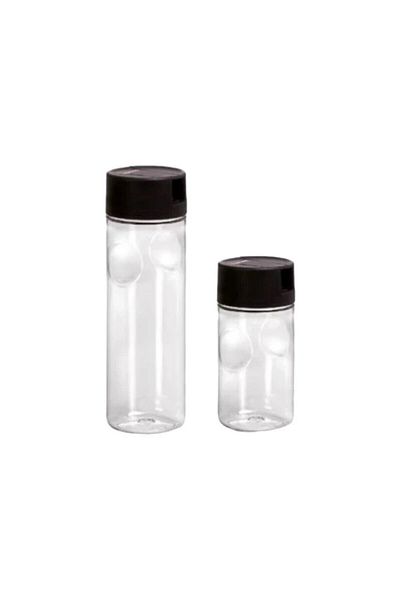 Tupperware 1 Liter and 600 Ml Black Duru Oil Pot Set of 2