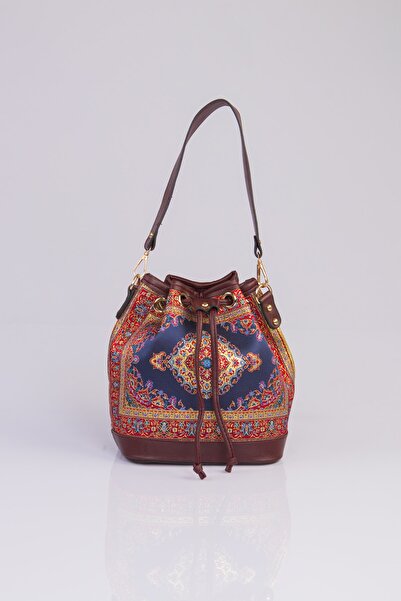 MOTTİF İSTANBUL Dokuma Deri Detaylı Kadın Sırt El Omuz Çanta Mottif Istanbul ...