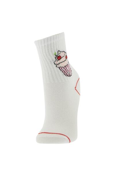 DeFacto Girl's Patterned 5-Piece Socks