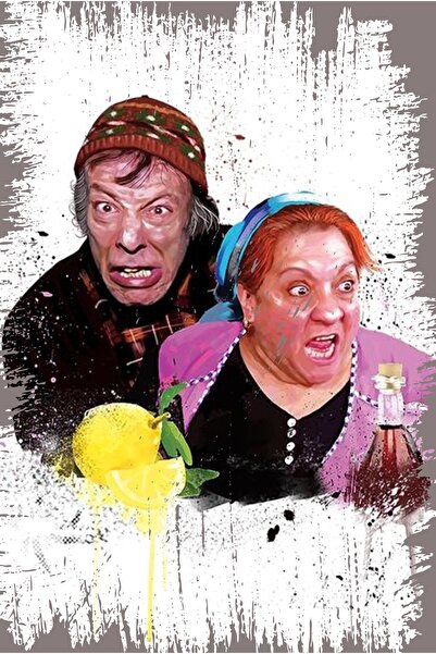 hediyeniburadabul Ρετρό Ξύλινη Αφίσα Τοίχου 20x30