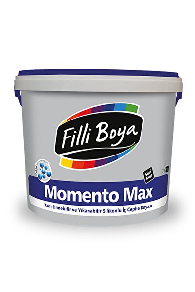 Filli Boya Momento Max Silinebilir Iç Cephe Duvar Boyası 2,5 Lt Renk:firuze
