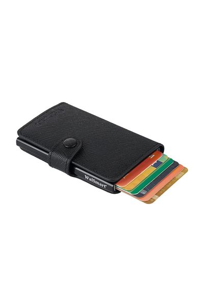 WalSmart Mini New Safiano Leather Wallet with Smart Mechanism