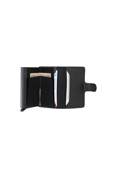 WalSmart Mini New Safiano Leather Wallet with Smart Mechanism