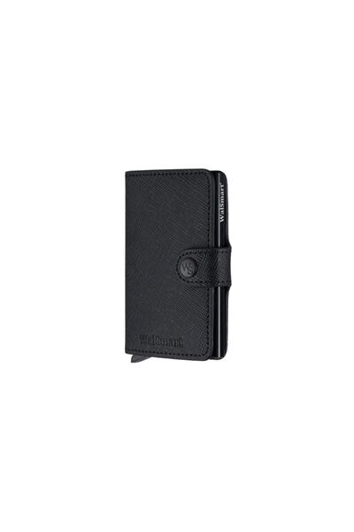 WalSmart Mini New Safiano Leather Wallet with Smart Mechanism
