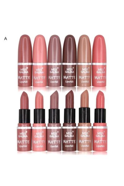 MUJGAN Miss Galina Matte 6'lı Ruj Seti No:a