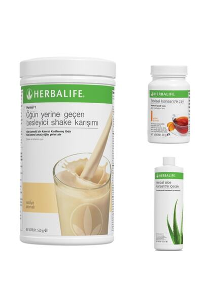 Herbalife Anilya Aromalı Shake+şeftali Aromalı Çay Ve Aloevera Suyu Başlangıç...