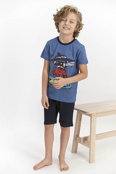 ROLY POLY Boy's Bermuda Set Indigo