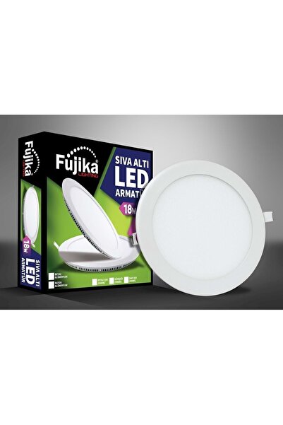 Fujika 18 Watt Led Panel Beyaz Kasa Beyaz Işık