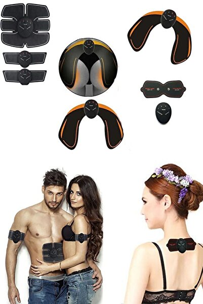 Markafox 5 Parça Smart Fitness Sixpad Abs Kol Bacak Karın Kas Vücut Geliştirici
