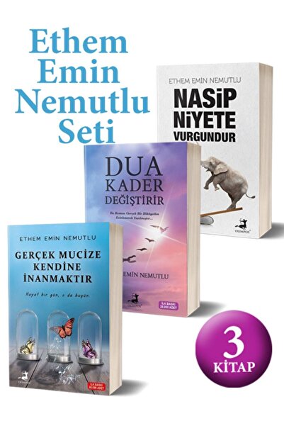 Olimpos Yayınları Ethem Emin Nemutlu Seti 3 Kitap