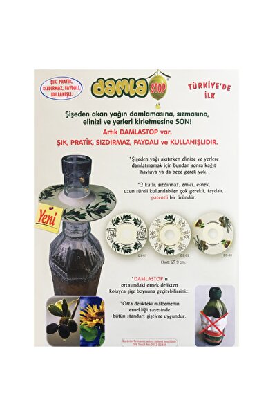 direkt-al Zeytinyağı,sıvı Yağ Şişe Damlatmaz. 2 Paket 6 Adet 3 Ayrı Tasarım
