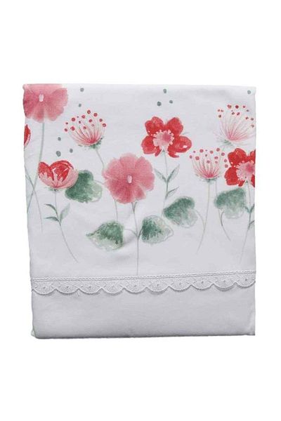 Bebitof Ecru Watery Baby Girl Blanket - Paint Printed 5247