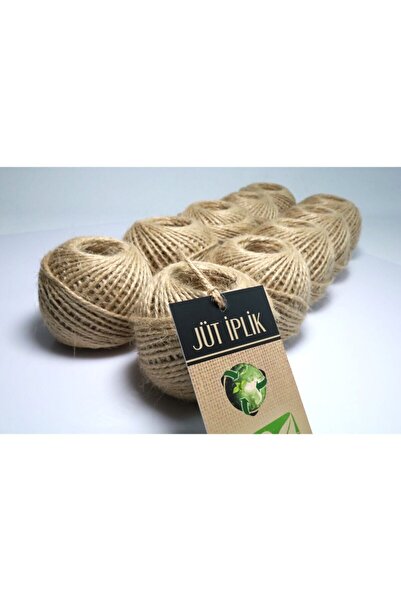 Ege HOME Decoration&Accessories 7 Τεμάχια 100 gr Σχοινί Γιούτας - Ψάθινο Σχοινί - Σχοινί Κρινάπης