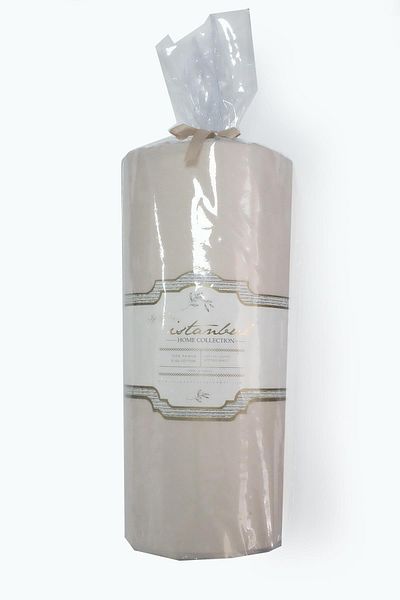 İyi Geceler İstanbul Beige Igi Ranforce Double Fitted Sheet Set - 160x200