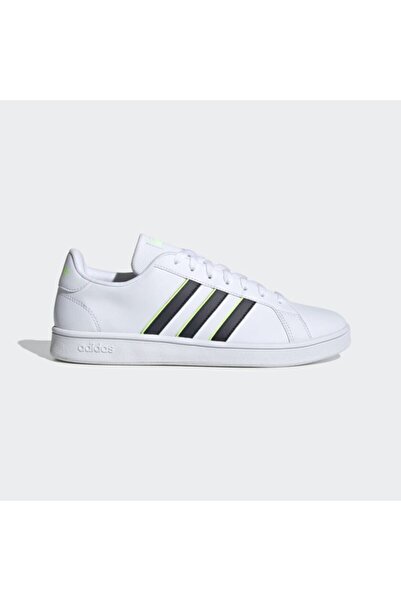 adidas حذاء رياضي رجالي أبيض - موديل جراند كورت بيس
