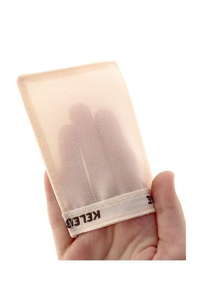 Kelebek Kese Facial Pouch 3 Pieces Butterfly Genuine Cocoon Silk Bora 3 Pieces