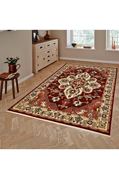 GizHome Süper Lilihan Etnik Desenli Yün Halı 5502 C