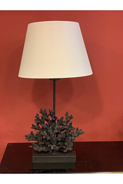 By Ari Ev Dekorasyon Beyaz Mercan Abajur