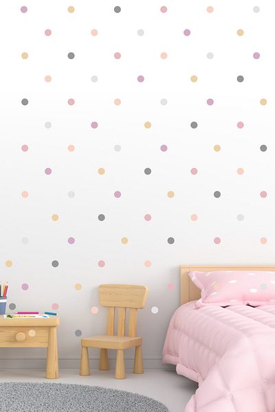 ENGINPRINT 288 Pieces 25mm Soft Color Tones Specially Cut Stickers
