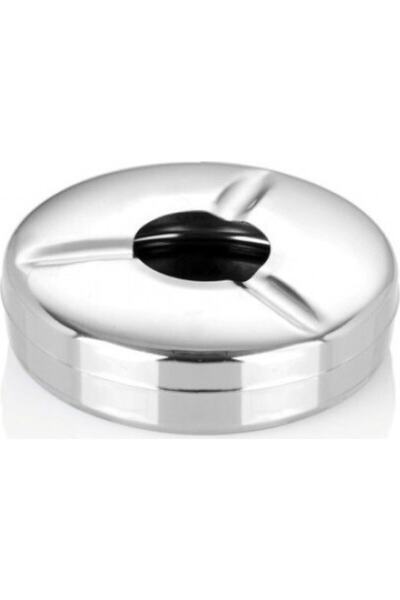 BİODATA Scrumieră rotundă cu capac Suport pentru cenușă din oțel inoxidabil S...