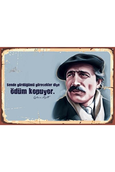 Hayal Poster Özdemir Asaf Ahşap Retro Poster