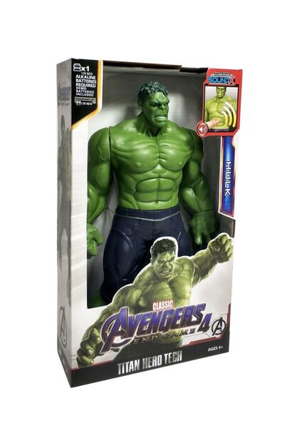 e-life Avengers Avengers Character Figure Toy Hulk with Sound and Light 30 cm Kl-8818