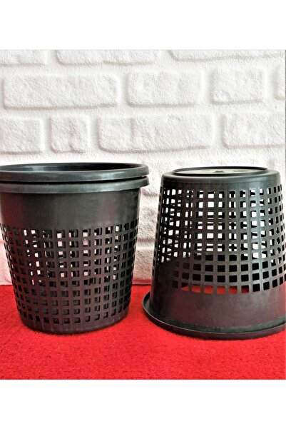 Doğalsan Tarım File Saksı 13 Lt 5 Adet Delikli Saksı Sepet Saksı Repikaj Saks...