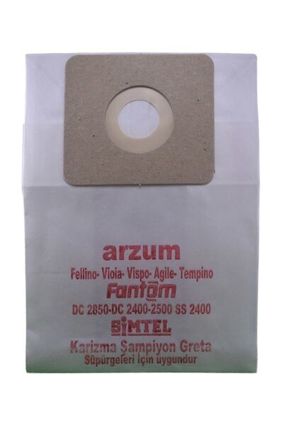 CONTİ Cvc 301 Multiclean 1800 Watt Mini Uyumlu Süpürge Kağıt Toz Torbası 10 Adet