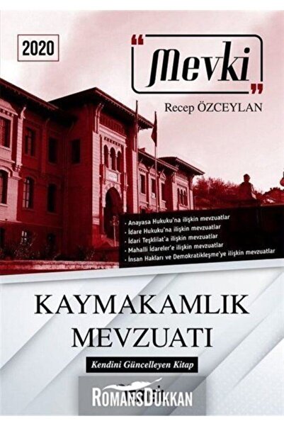 Temsil Kitap 2020 Mevki Kaymakamlık Mevzuatı