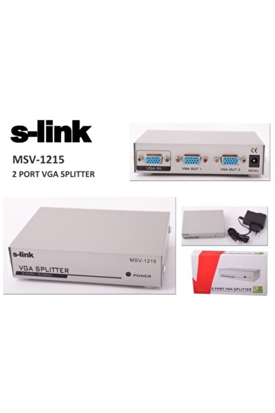S-LINK MSV-1215 1pc-2mn 150mhz Vga Çoklayıcı
