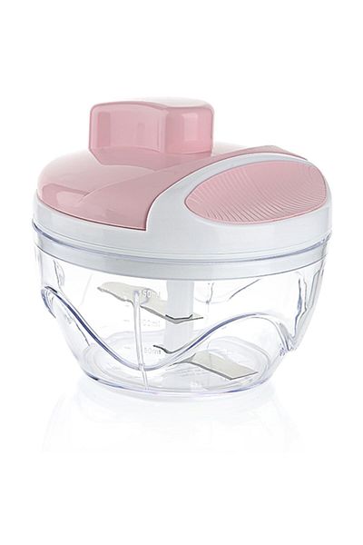 Titiz Plastic Practical Food Chopper Handy Rondo Pink