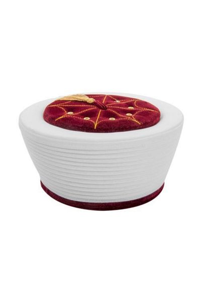 OSMANLI Luxury Claret Red Imam Yellow