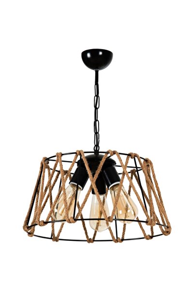 Genel Markalar Elis 3 Lü Yuvarlak Siyah