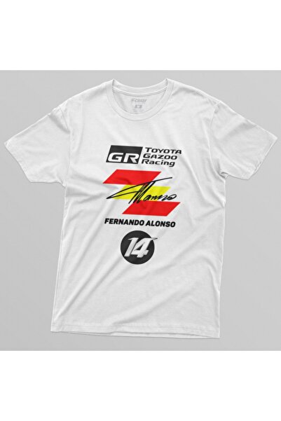 Crazy Ανδρικό λευκό μπλουζάκι Fernando Alonso Wec