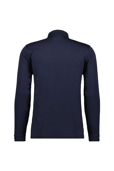Ragman Herren Langarm-Poloshirt - Soft Knit Polo Knopf Langarm, Baumwollmischung, Knopfleiste, Easy