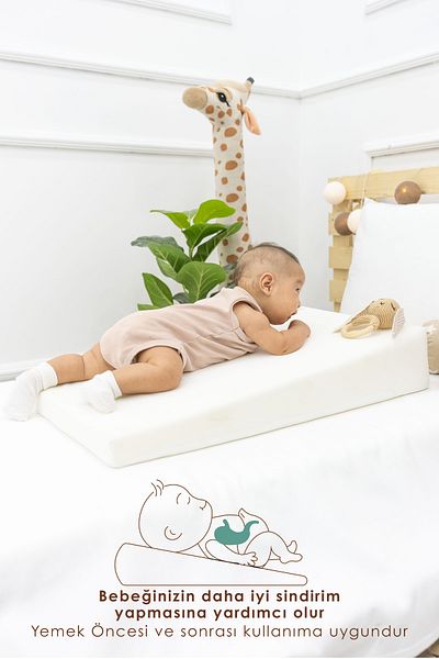 mordesign Baby Reflux Bed, Washable Zippered Design, Newborn Safe Sleeping, Lyon Series