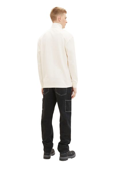 Tom Tailor Denim Férfi gyapjú fehér pulóver