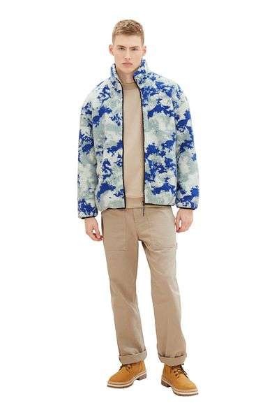 Tom Tailor Denim Sweatshirt Herren abstraktes Bergdesign