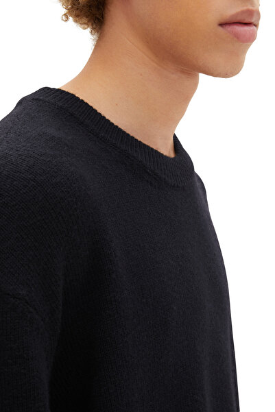 Tom Tailor Denim Ανδρικό πουλόβερ μαύρο