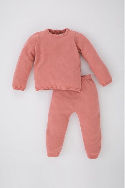 DeFacto Kız Bebek Kazak Alt Triko 2'li Takım