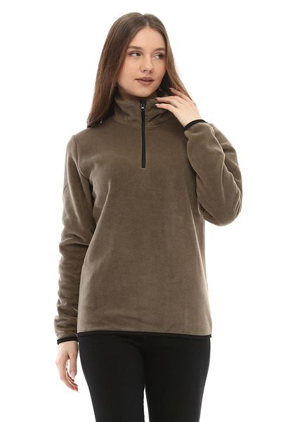 GHASSY CO. Ghassyco. Women's Half Zipper Fleece Sweatshirt