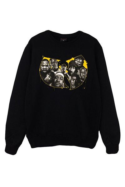 fame-stoned Суитшърт с щампа Wutang